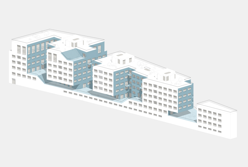 Wohn- und Gewerbeüberbauung Zollhaus, 2014-2015